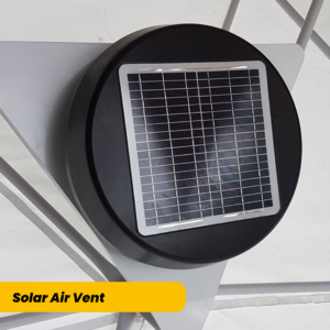 Dome solar air vent