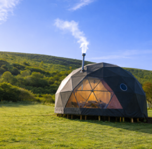 dome in field
