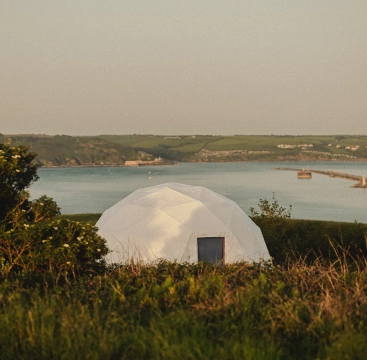 Dome at sea