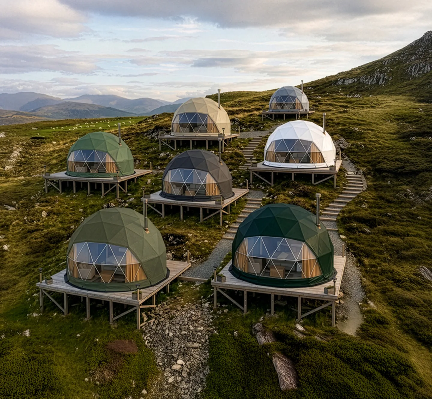 TruDomes Exterior finish options