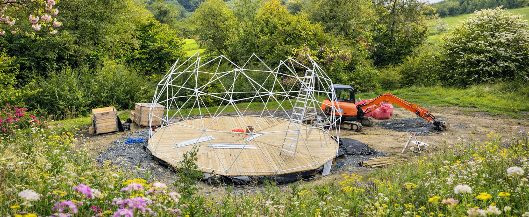 Blog Q&A planning hero TruDomes dome construction
