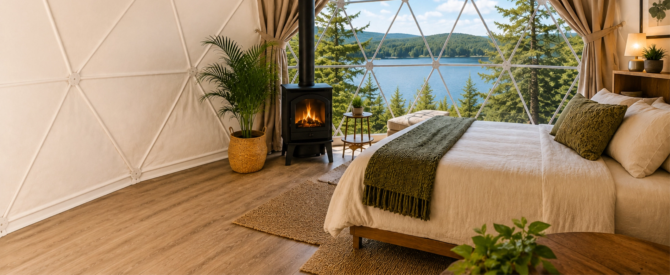 Blog summer accessories hero Geodesic Dome Interior