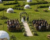 wedding dome setup