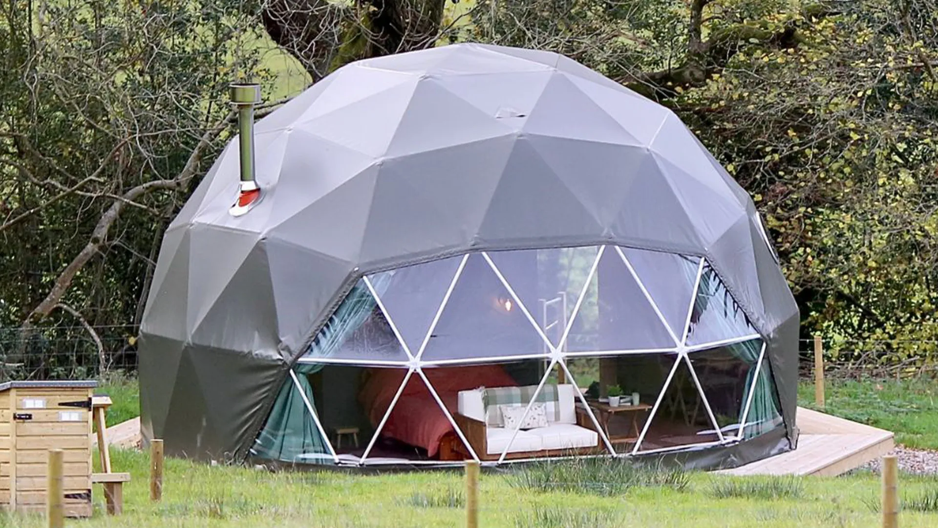 Classic 7m Dome Classic 7m Dome in woodland